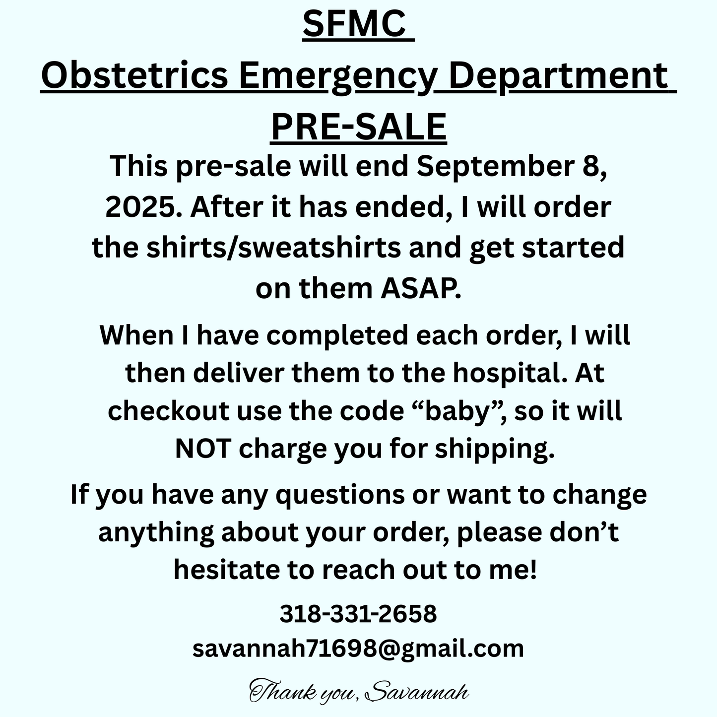 Monochromatic SFMC OB Emergency Department Sweatshirt
