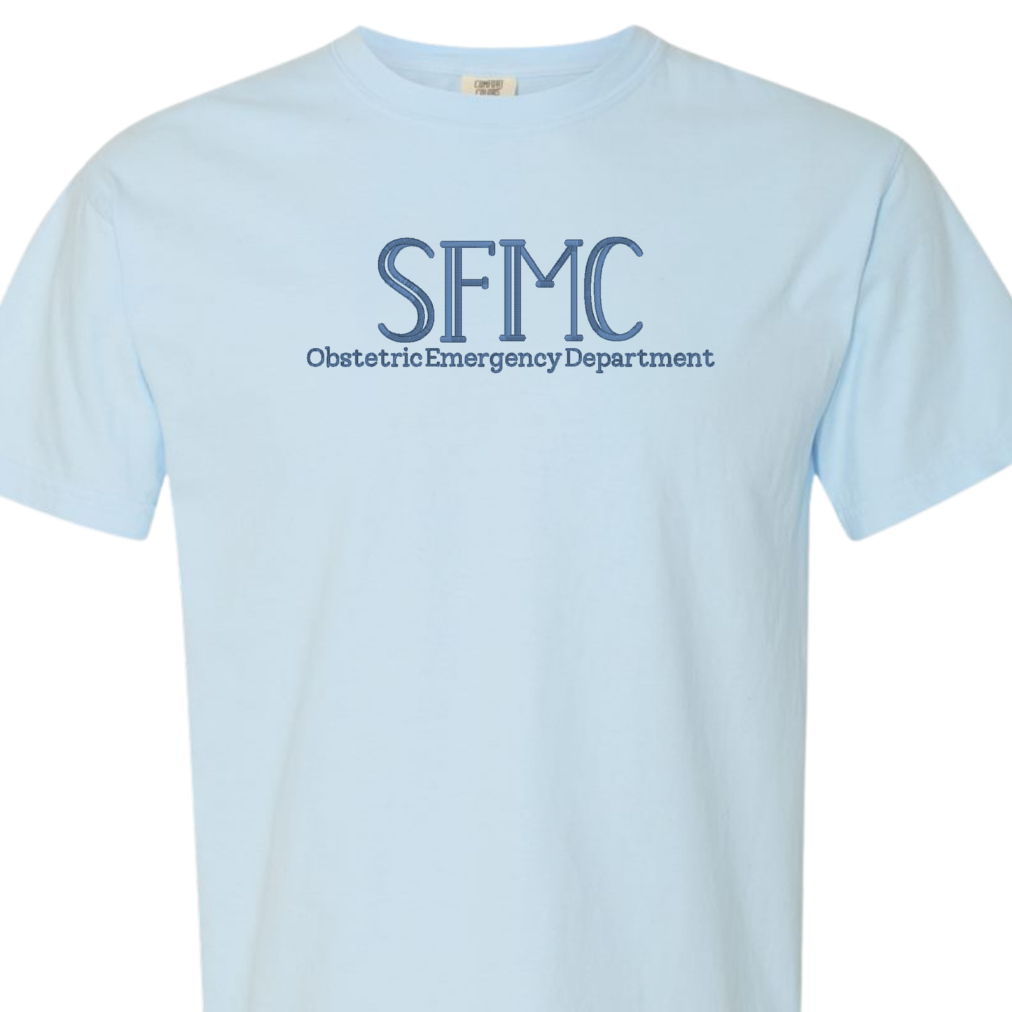 Monochromatic SFMC OB Emergency Department T-shirt