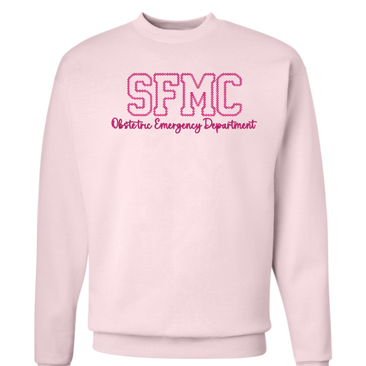 Monochromatic SFMC OB Emergency Department Sweatshirt